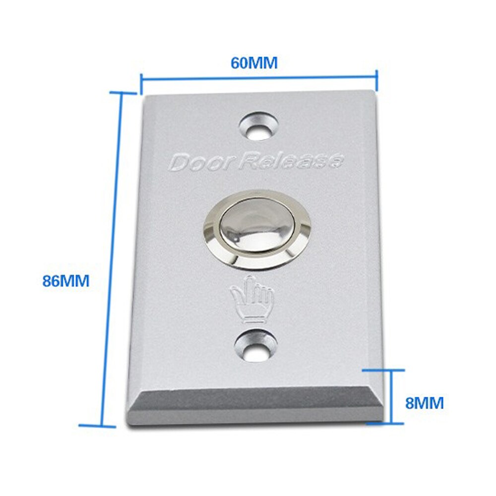 10 PCS Door Access Control System Release button Metal auto restoration Normally Open Push to Normally Close Panic button
