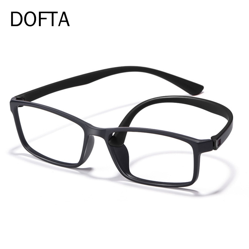 Dofta ultralight  tr90 brilmontuur voor heren, optische bijziendheidsbril, herenbril van kunststof en titanium op sterkte , 5196a
