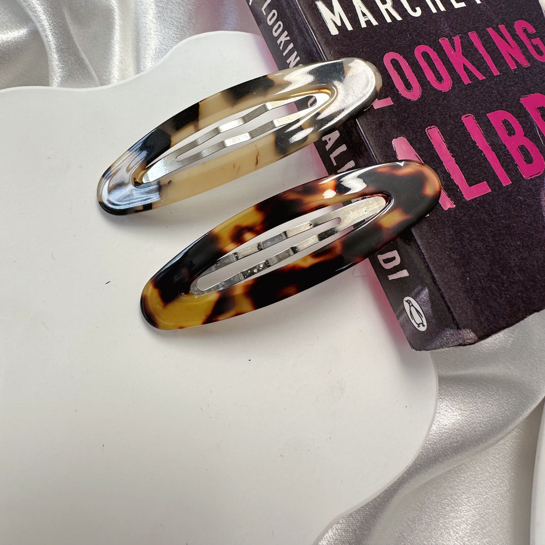 Neue modische Acetat-Druckknöpfe für Mädchen und Frauen, Haarspangen, seitliche Clips, Haar-Accessoires,