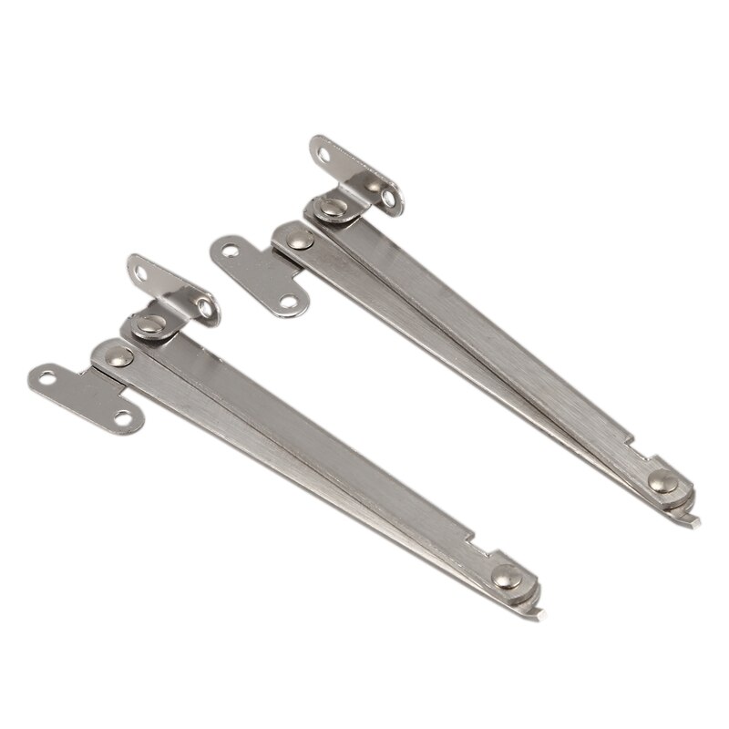 2 Pcs Metal Furniture Door Desk Lid Support Hinge Stay