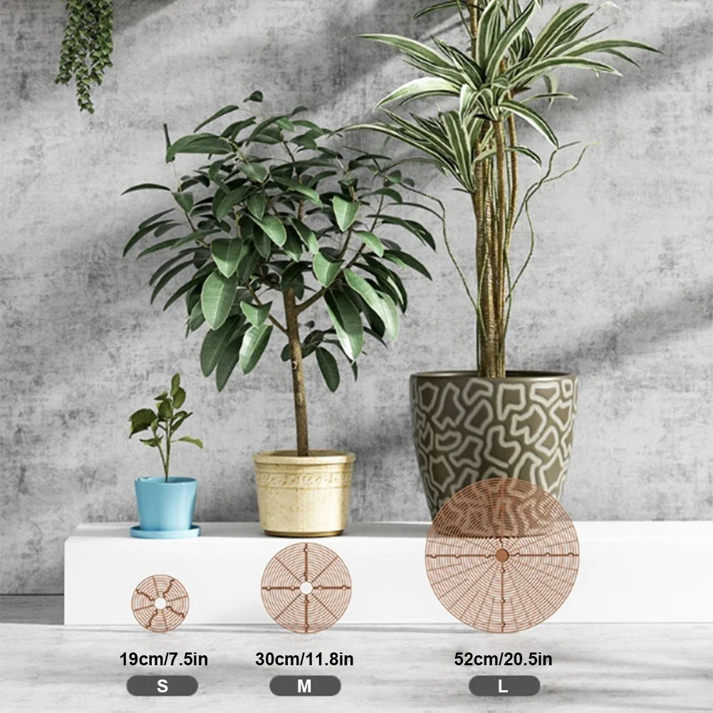 19/30/52 cm Blumentopf Schutz Abdeckung Universal- Blumentopf Boden Schutz Mit NäGel Baby-Proofing Garten pflanze Schutz abstoßen Katzen