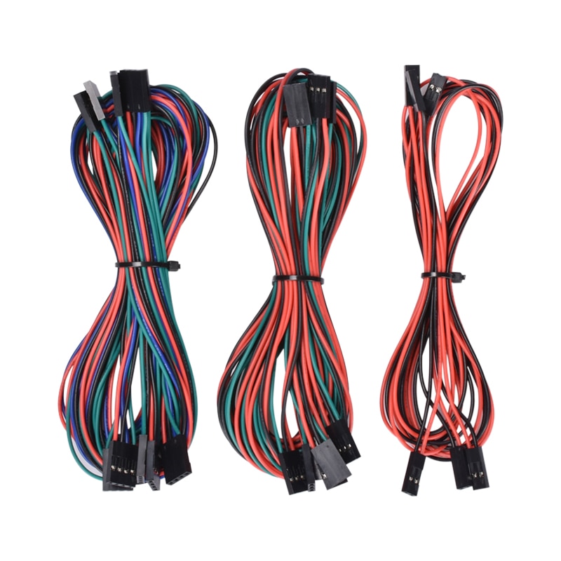 Cables de cableado completos para impresora 3D, rampas Reprap 1,4, termistores de Motor littlebits, 1 lote, 14 Uds.