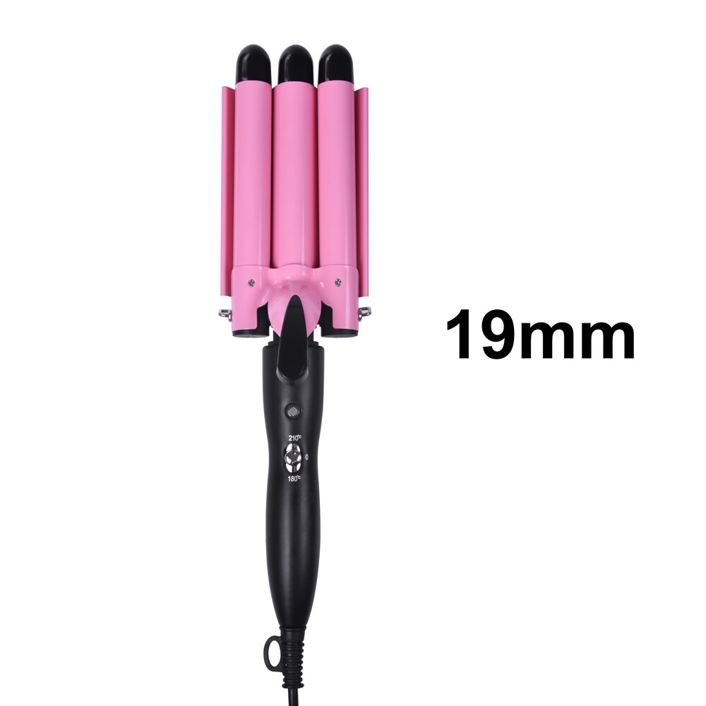 Professionele Haar Krultang Keramische Triple Vat Haar Krultang Strijkijzers Haar Wave Waver Styling Tools Haar Styler Wand: 20mm