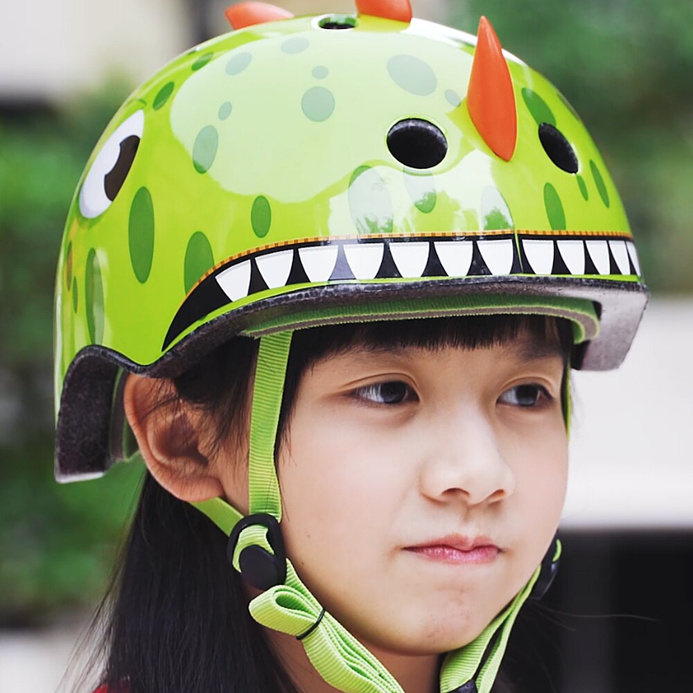 Lixada niños casco de bicicleta de dibujos animados lindo casco ciclismo para niños de la ciudad de bicicleta de carretera de pelo para niños niñas deportes al aire libre de Patinaje