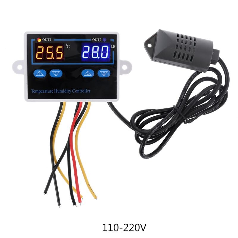 Digital Thermostat Humidity Controller Egg Incubator 10A Temperature Controller: 110-220V