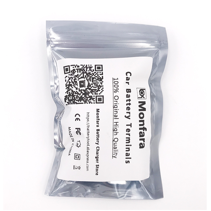 2 PCS Positive Nagative Car Battery Terminal Clamp Clip Connector Seat Auto 12V Quick Release Batterie Terminals Clamps with Cap