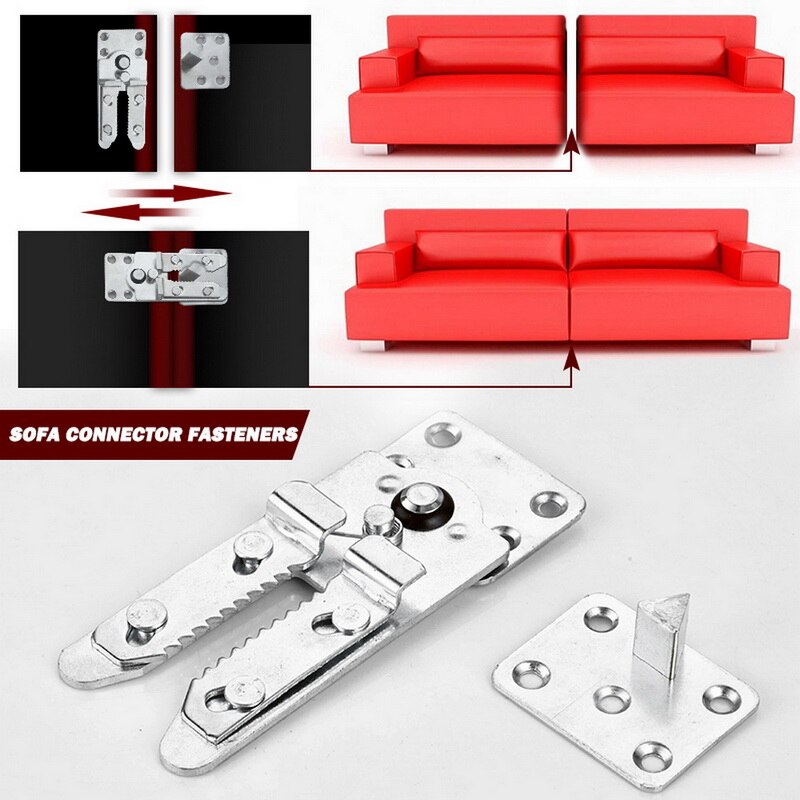 Meubels Accessoires Sofa Connector Hardware Verbinding Ijzer Stuk Combinatie Gesp Plug-In Bank Sectionele Snap Metalen
