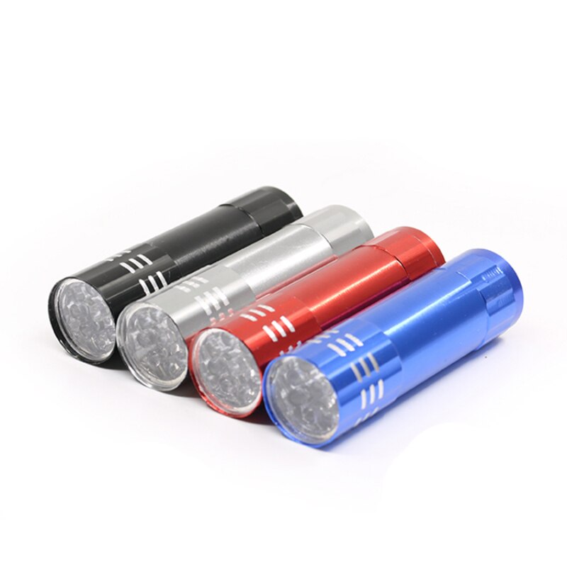 4 farve mini led uv gel lampe lys negletørrer lommelygte lommelygte til neglelak manicure uden batteri reparation negleværktøj lampe