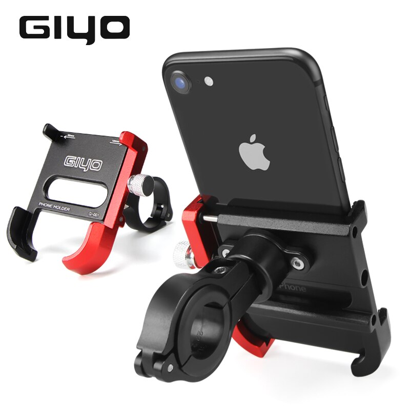 Support de téléphone portable pour vélo en alliage d&#39;aluminium, Clip de guidon pour vtt