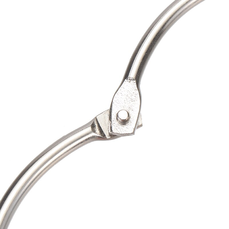 1/5Pcs Keychain Extra Large Hinged Keyring Split Ring Key Ring Keyfob 60mm 76mm Diameter Keyring Home DIY Jewelry Accessories