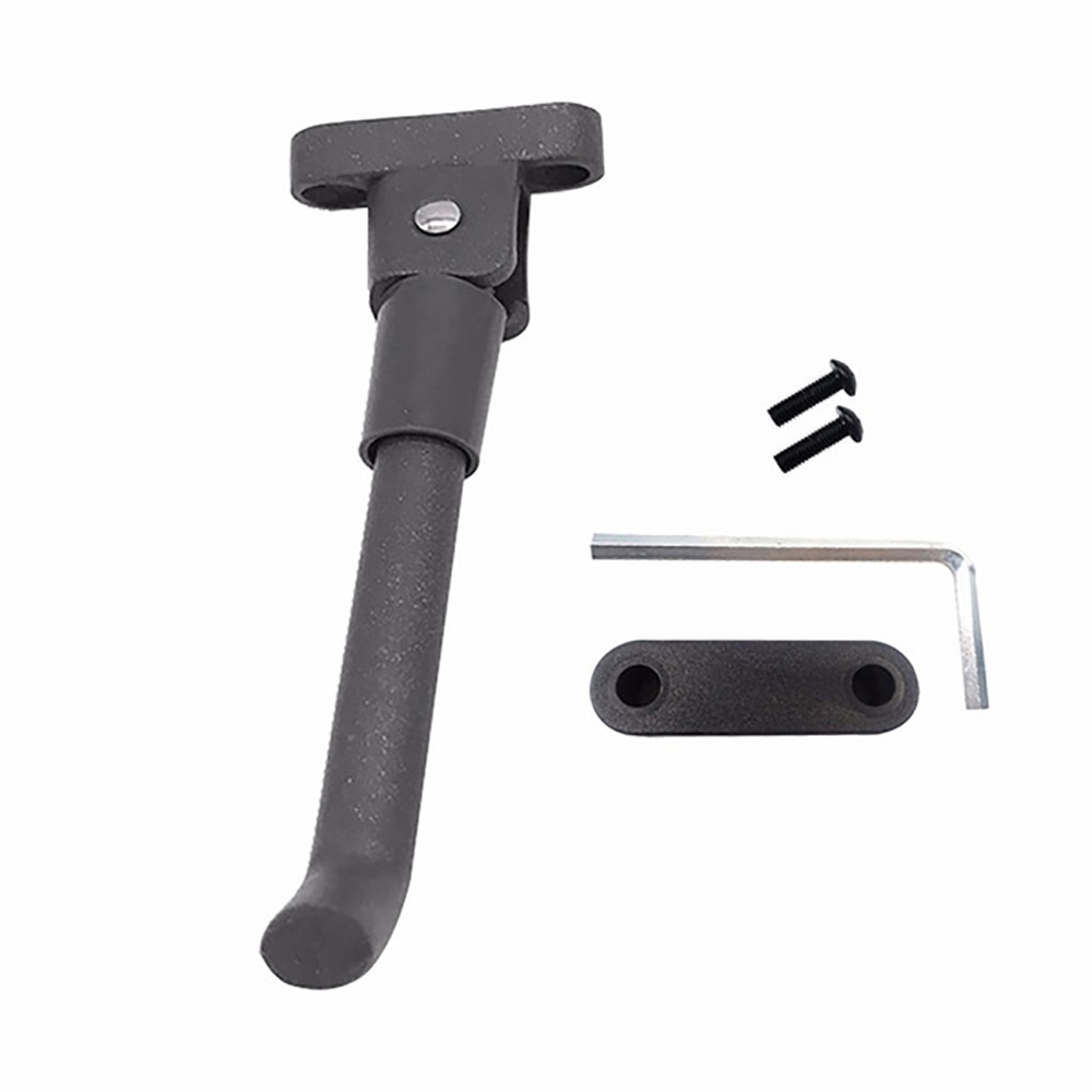 1Pc Folding Electric Scooter Foot Support Holder for Xiaomi M365 Scooters Tripod Side Support Spare Parts Skateboard Accessories: Black