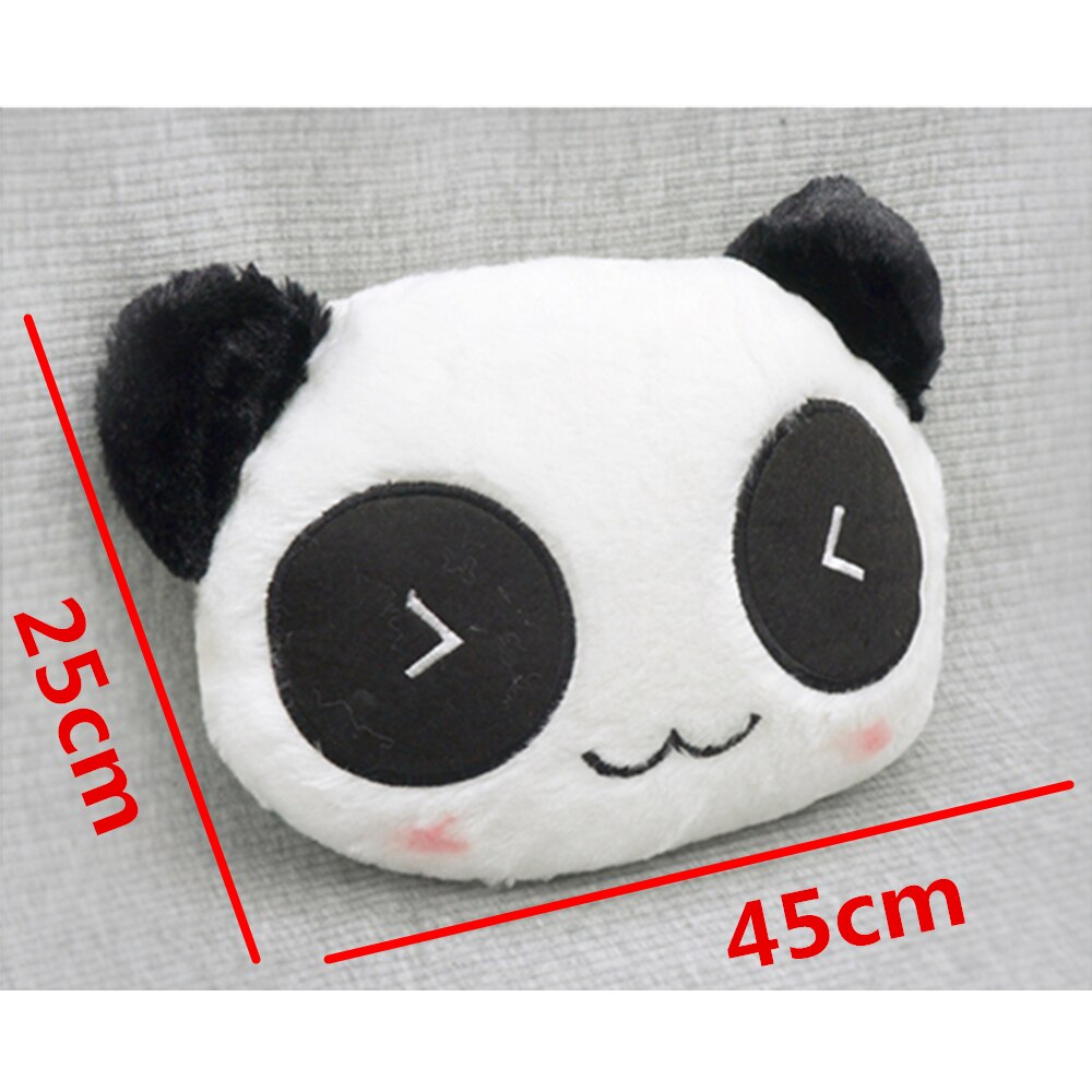 Myhung Panda Car Back Pillow Auto Seat Supports Cotton Cushion lumbar Back Waist Butt Head Soft Pillows