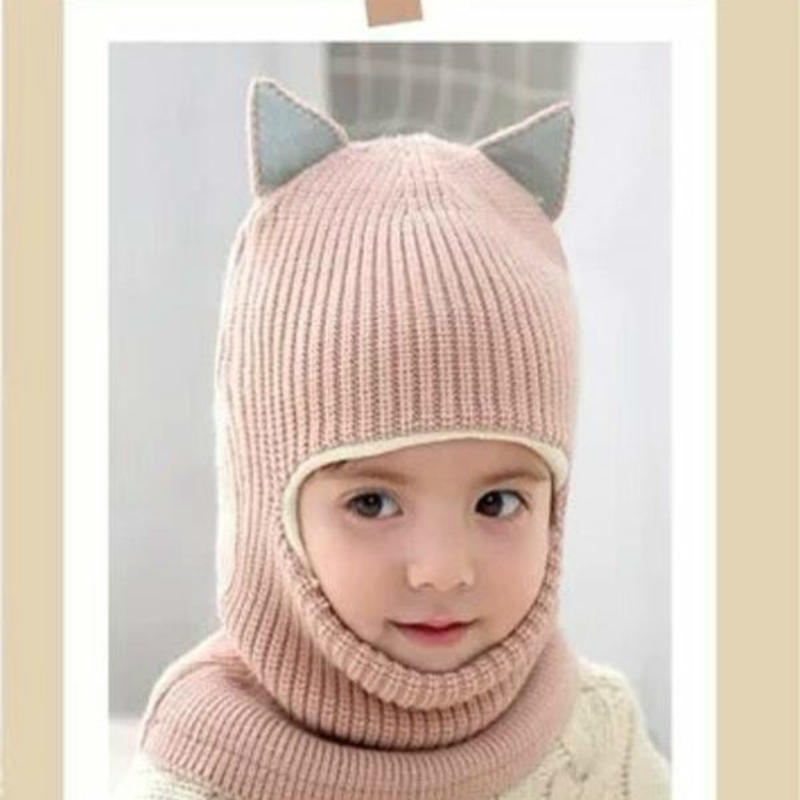 Chapeau d'automne et d'hiver pour filles | Bonnet pour enfants, bonnet en tricot, chapeau à Double boule en laine, chapeau à bretelles un pour enfants, chapeaux d'hiver,: Lavande