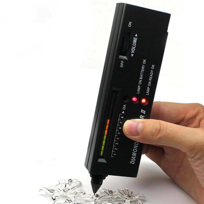 Høj nøjagtighed diamant tester ædelsten ædelsten vælger smykke watcher værktøj led diamant indikator test pen værktøjer