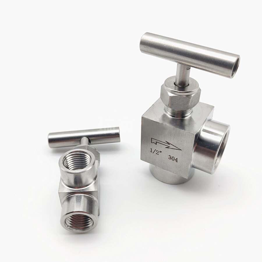1/8" 1/4" 3/8" 1/2" BSP Female Thread 304 Stainless Steel Needle Valve Flow Control Valve