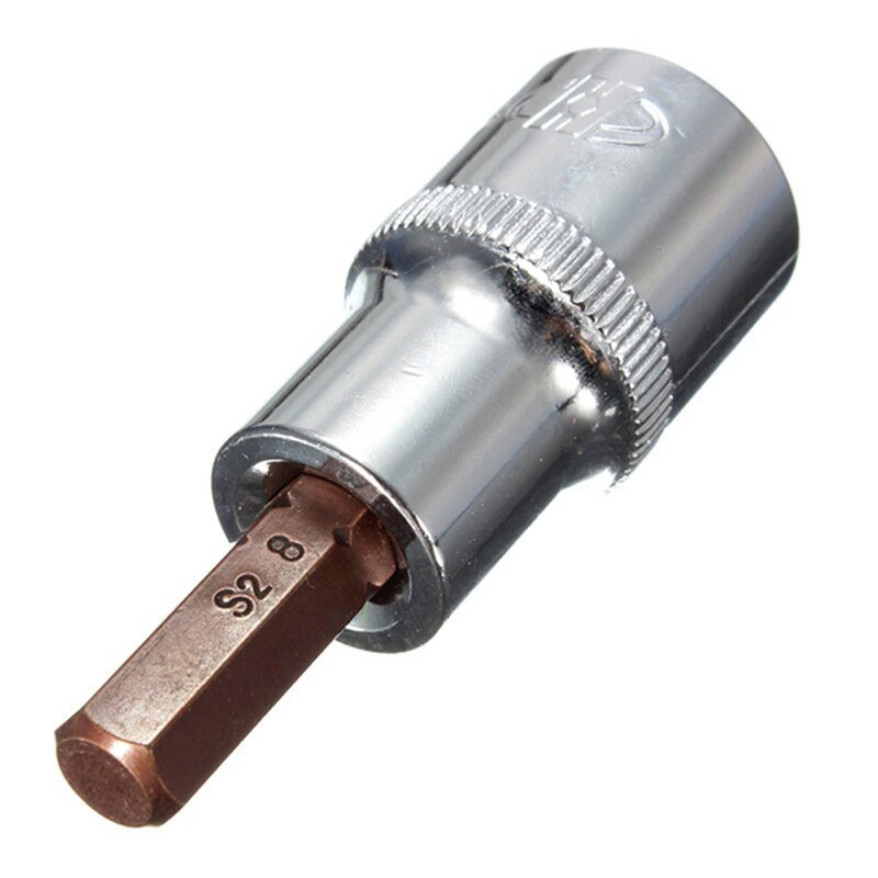 1/2" S2 And Cr-V Steel 12mm (12.5mm) Hex Torx Star Bit Socket