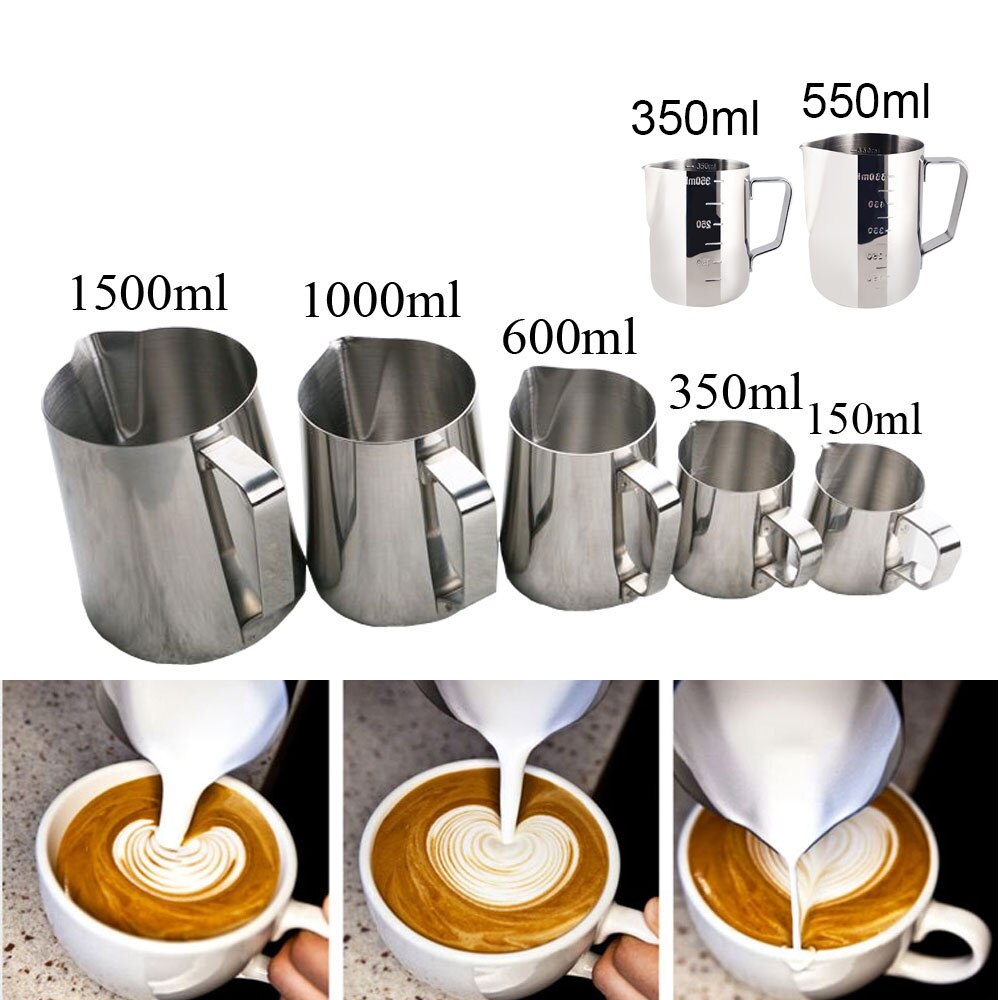 High Qaulity Stainless Steel Milk Frothing Jug Espresso Coffee Pitcher ...