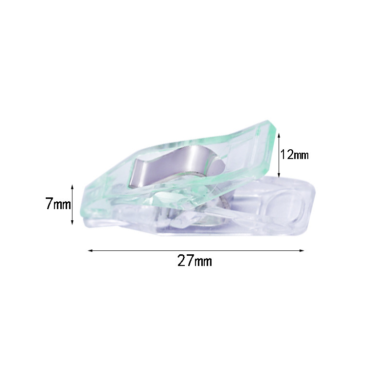 Mini pince à quilter multifonctionnelle 100 pièces | Pince en plastique pour artisanat bricolage, Clips en plastique multicolores Patchwork couture Clips de décoration