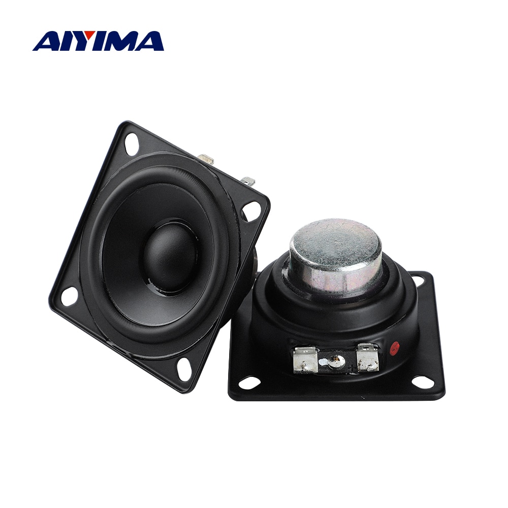 AIYIMA 2Pcs 2.5 Inch Portable Audio Speaker 4 Ohm 20W Midrange Speaker Cloth Edge Loudspeaker Home Theater For Harman Kardon