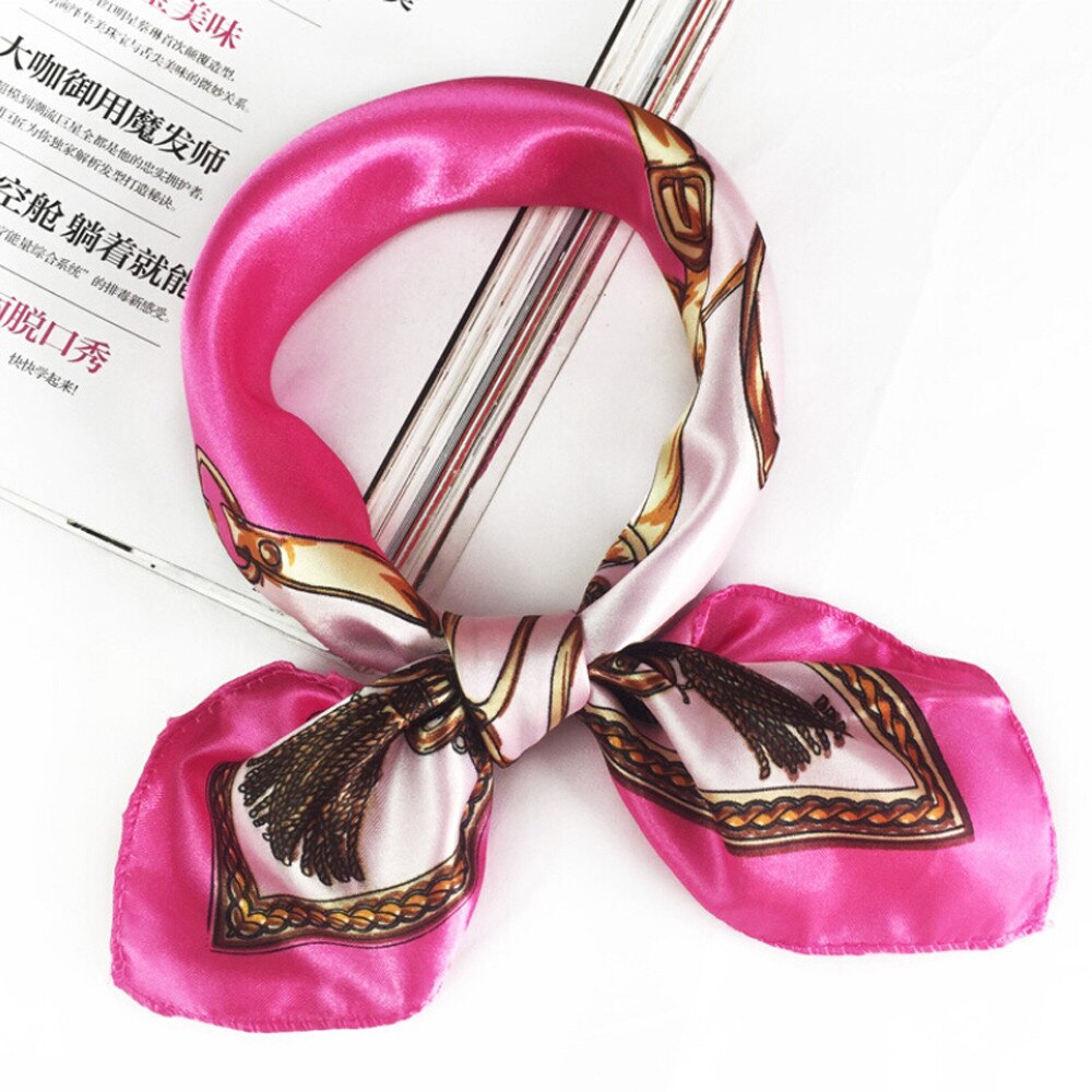 Scarf Women Women Square Head Scarf Wraps Scarves Ladies Printed Kerchief Neck Scarf: I