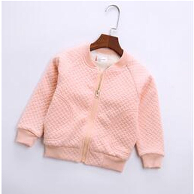 Neue Baby Mantel Jungen und Mädchen Dicke Herbst Winter Neugeborenen Jacke Baby Mantel 8BB029: Rosa / 24M