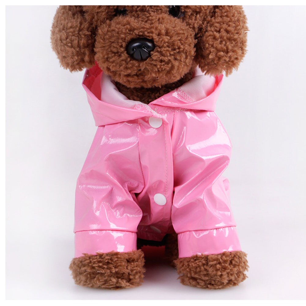 Lichte, kleurrijke, waterdichte regenjas voor honden, geurloos, voor kleine puppy's, buitenjassen van fel leer, vierseizoenenjassen, huisdieraccessoires
