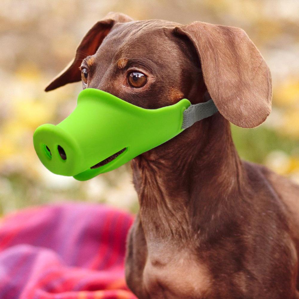 Verstelbare Leuk Varken Neus Anti-Bite Anti-Bark Kleine Hond Huisdier Snuit Mond Hond Mond Snuit