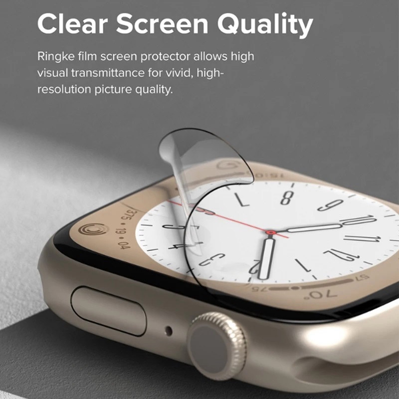 5PCS Hydrogel Film For Apple Watch Ultra 2 1 49MM 6 5 4 SE 40/44MM Screen Protector for Apple Watch Series 7 8 9 41MM 45MM Film