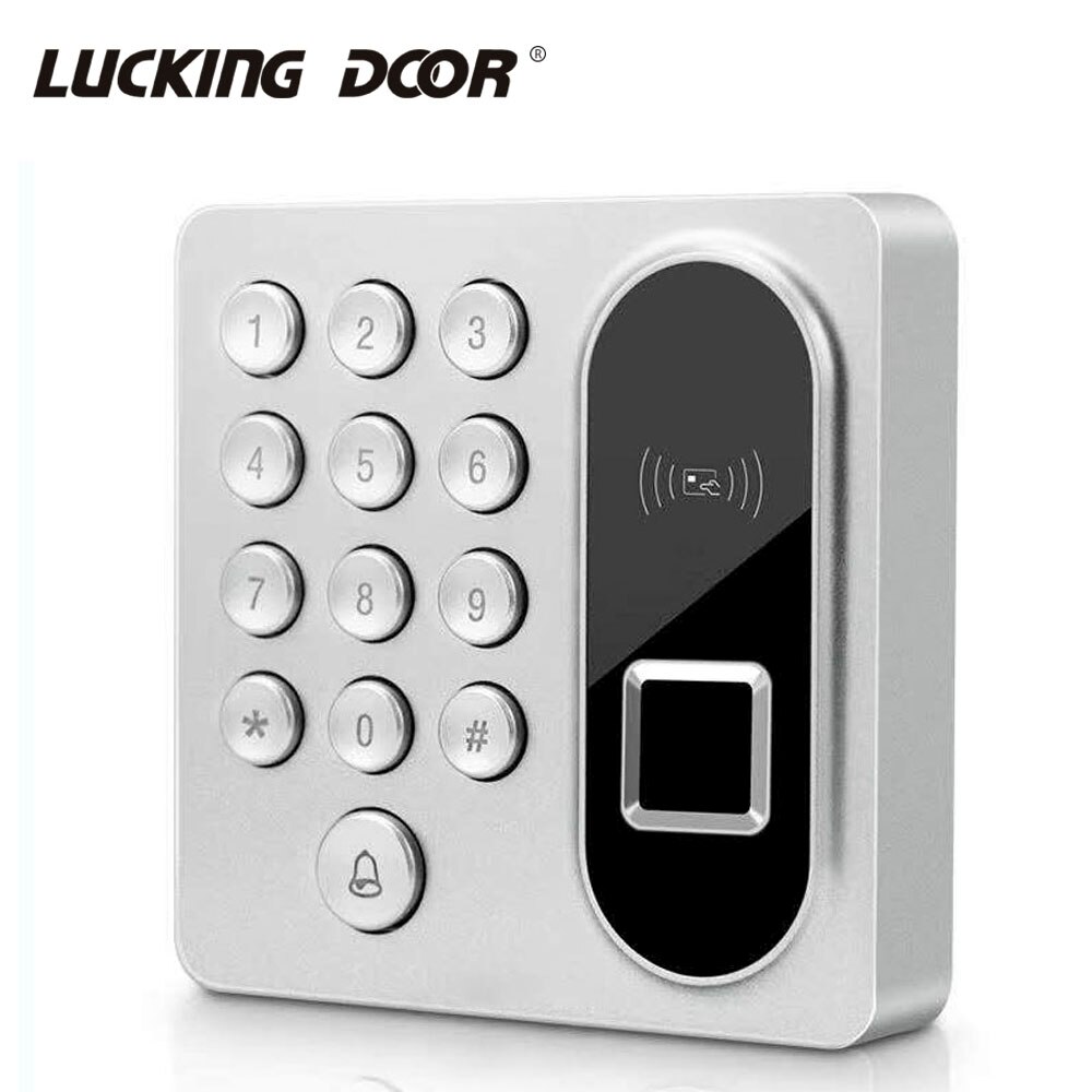 125KHZ Keypad Card Reader password Biometric Fingerprint Access Control Door Lock System RFID 200 user