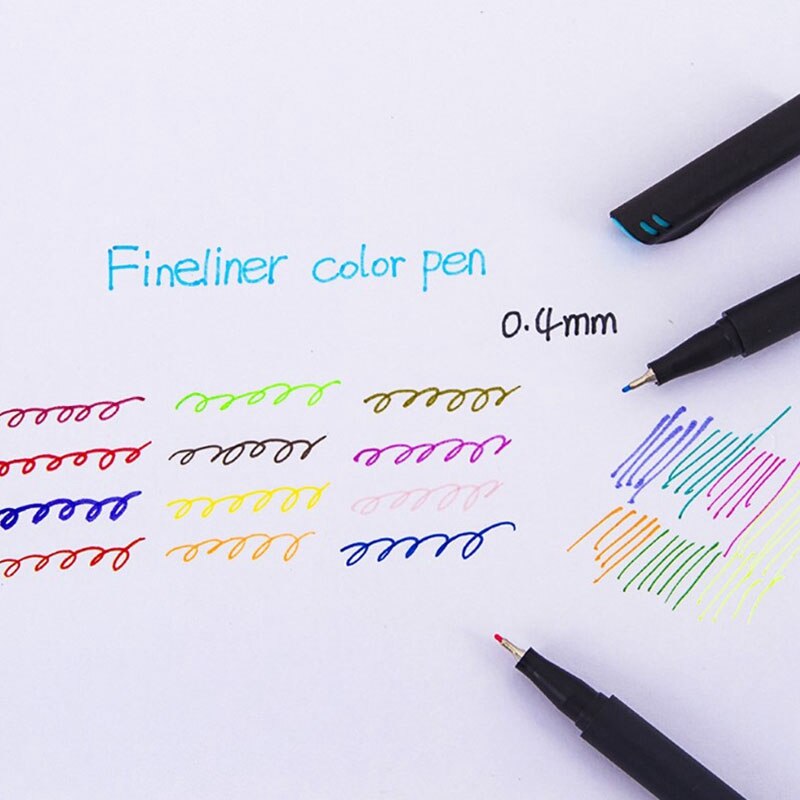 -Colorful Neutral Marker Pen Pens for School Office Pen Set Kawaii Ink Pen Art Supplies Cute