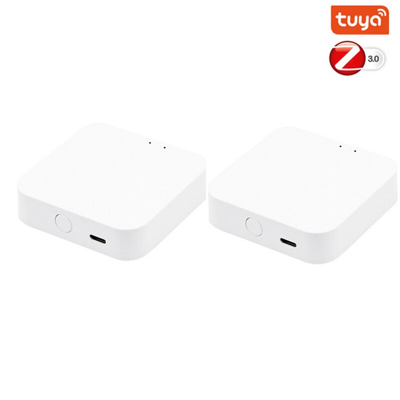Tuya Zigbee 3.0 Gateway IEEE 802.15.4 Zigbee HUB 65000 devices can be connected: 2PCS