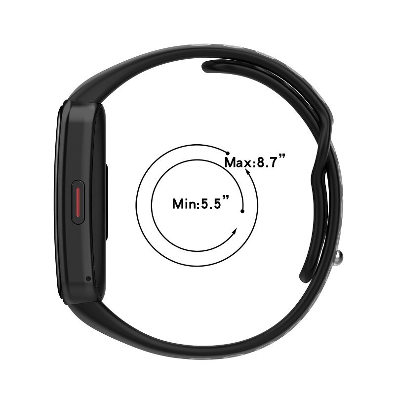 20 Farben Silikonarmband für Huawei Band 6/Honor Band 6 Atmungsaktives doppelfarbiges Ersatzarmband für Huawei Band 6 Armbinde