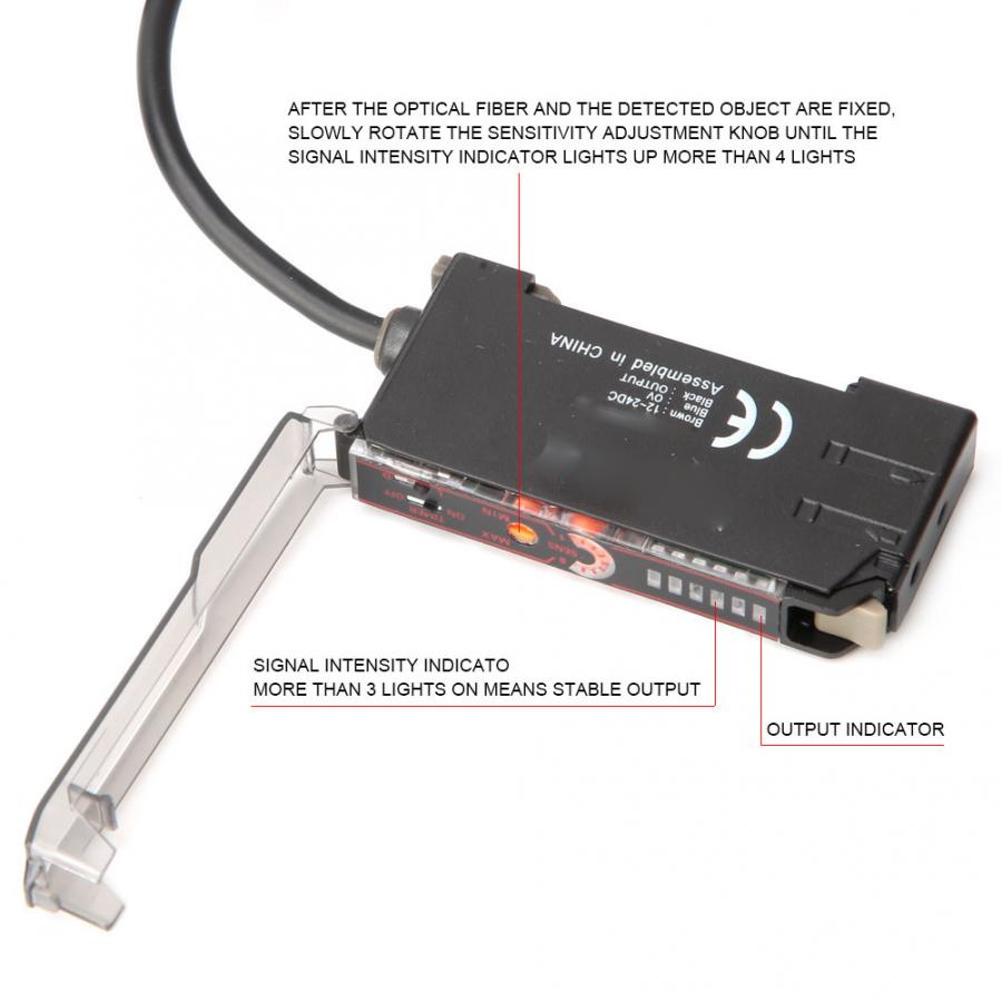E3X-NA11 Optical Fiber Amplifier Photoelectric Sensor Fiber Optic Sensor.