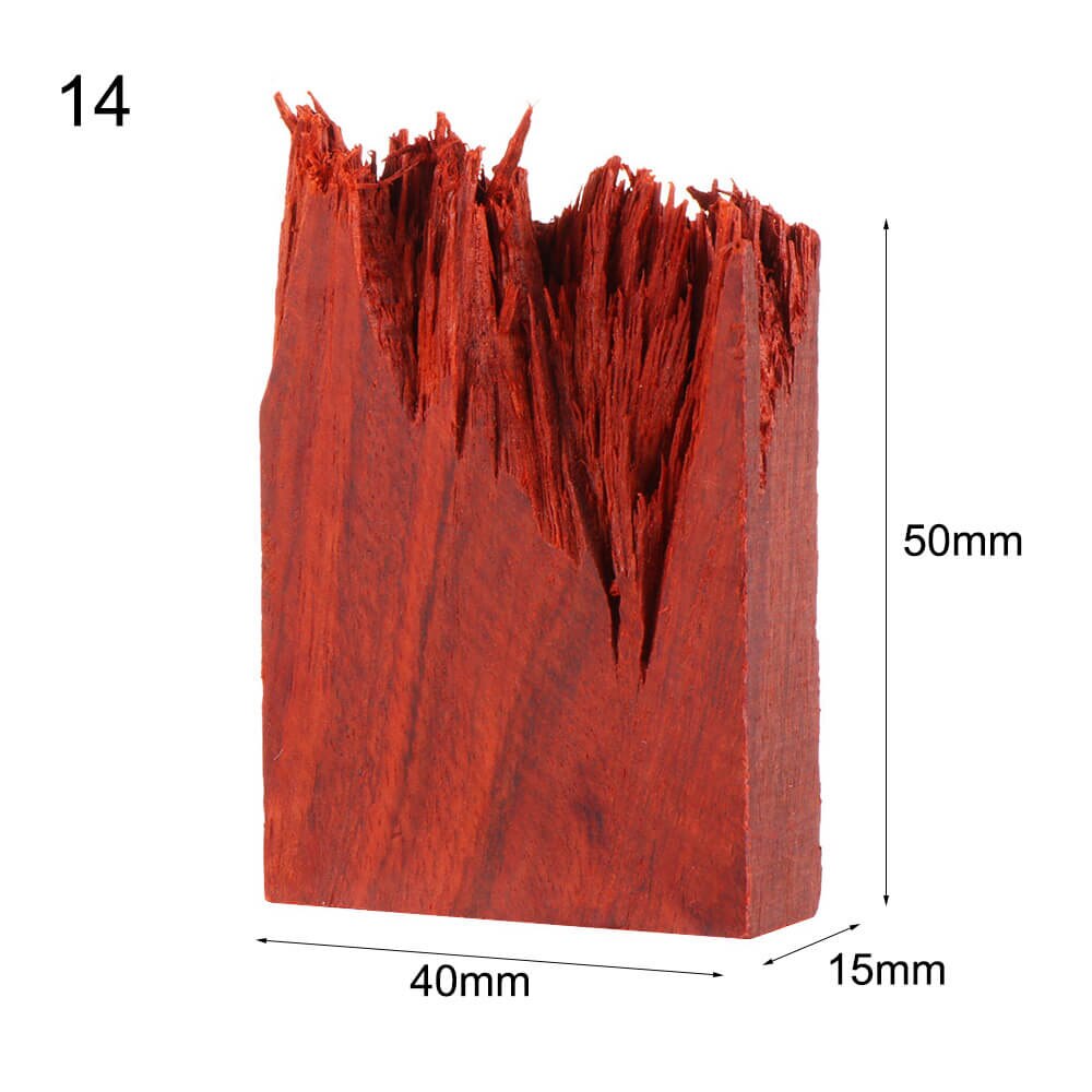 Epoxyhars Craft Materiaal Bloed Sandelhout Art Maken DIY Stempel Sieraden Maken Ketting Hanger Landschap Decor Natuurlijke Houten: 14