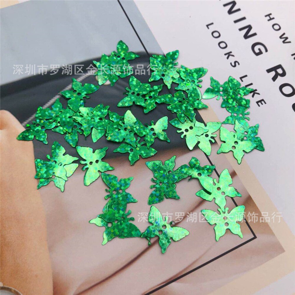 Paillettes Papillon 17x12mm, 1000 pièces, couture, paillettes, accessoires de vêtements, artisanat, décoration de la maison