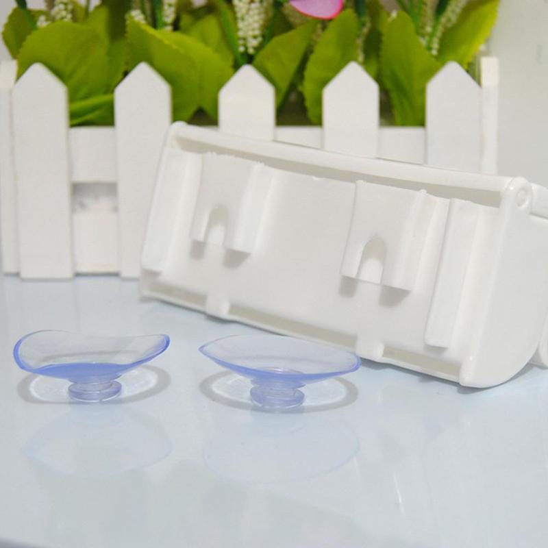 Plastic tandenborstelhouder met 6 haken tandpasta opbergrek scheerapparaat tandenborstel dispenser badkamer organizer accessoires gereedschap