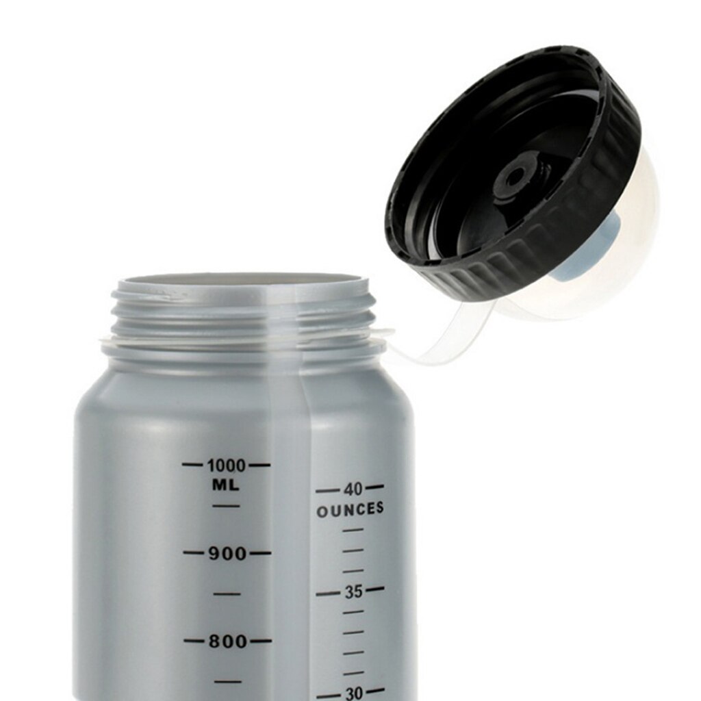 1000ml Cycling Water Bottle Portable Leak-proof Bicycle Kettle Plastic Drink Bottle for Outdoor Sports Mountain Climbing Cycling
