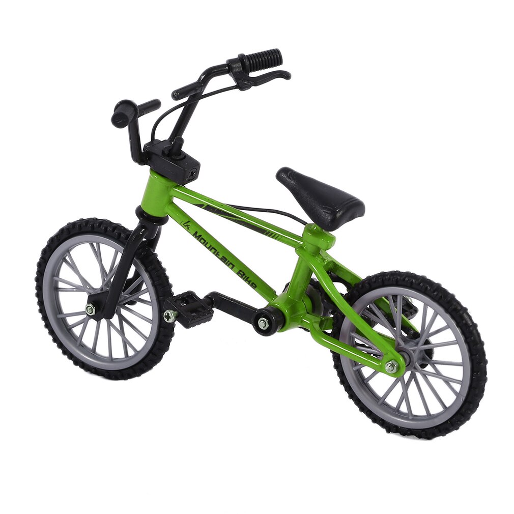 Heißer! OCDAY Simulation Legierung Finger bmx Bikes Kinder Mini Größe Grün griffbrett fahrrad Spielzeug Mit Brems Seil
