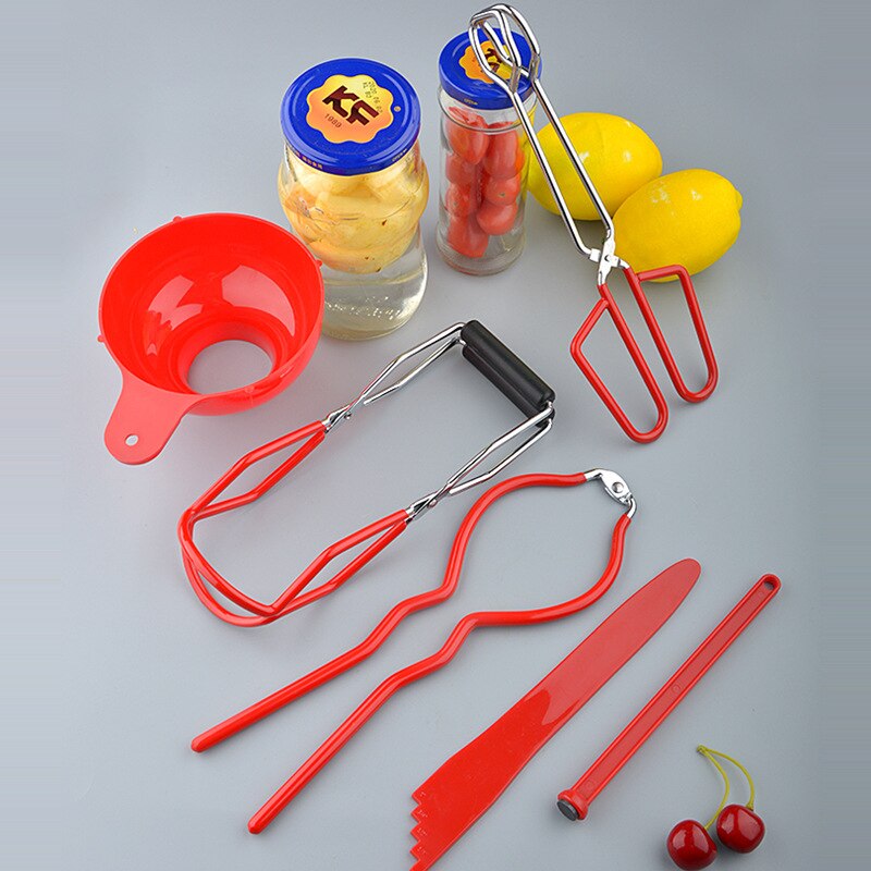 Canning tools set 6PCS/SET Canning Supplies Kit Canning Funnel Jar Lifter Tongs Kitchen Accessories