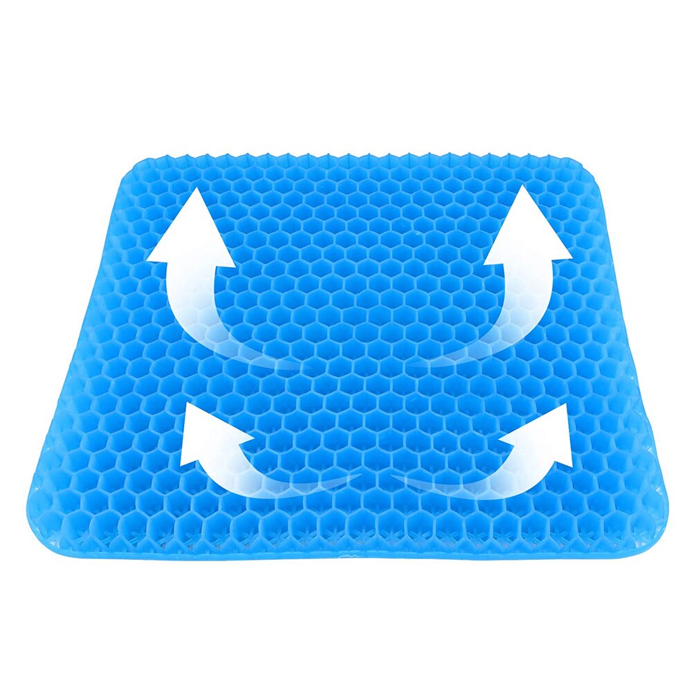 Atmungsaktive Arsch Kissen Gel Kissen Für Sitz Doppel-schicht Eis Pad Gel Pad Nicht-Rutsch Verschleiß-Beständig kühlung Auto sitzkissen
