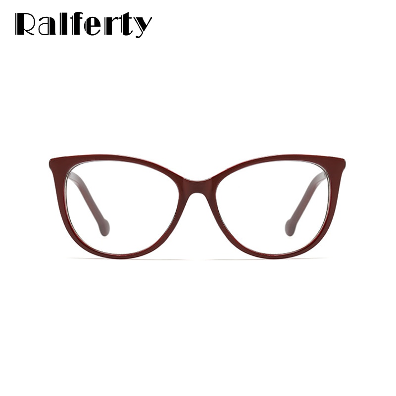 Ralferty Jahrgang Klar Brille Rahmen Frauen Transparente Gläser Brillen Optik Myopie Rezept Brillen lunette de vue F95169