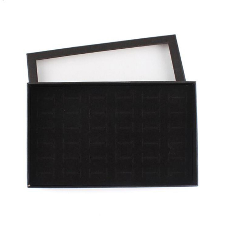 36 Sleuven Ringen Doos Opbergdoos Met Transparant Deksel, Multifunctionele Oorbellen Sieraden Display Doos Houders Sieraden Opbergdozen