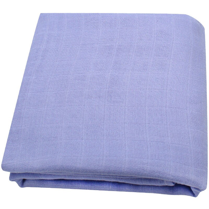 120x120cm bambusowy koc do przewijania koce dla niemowląt muślin do przewijania w jednolitym kolorze gładka kolorowa bawełniana kocyk dziecięcy noworodek: Purple