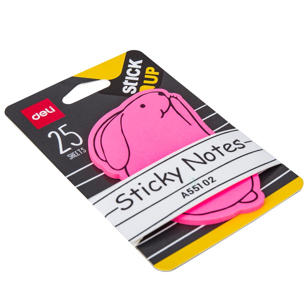 Deli Fancy Sticky Notes kawaii memo pad 4Bags/Lot animal School Supplies Stationery Planner Post paper stickers EA55102