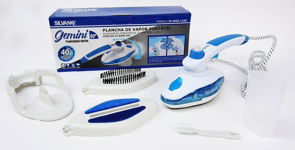 PLANCHA A VAPOR PORTÁTIL CON CABEZAL GIRATORIO, planchas verticales, plancha vertical cabezal giratorio, plancha de viaje vertical, plancha vertical de viaje, palncha vertical con cabezal giratorio portatil, plancha