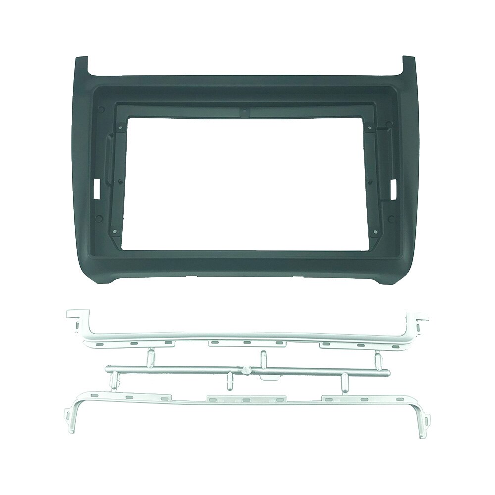 2 din 9 inch car radio Fascias for VW POLO Dashboard Frame Installation dvd gps mp5 android Multimedia player