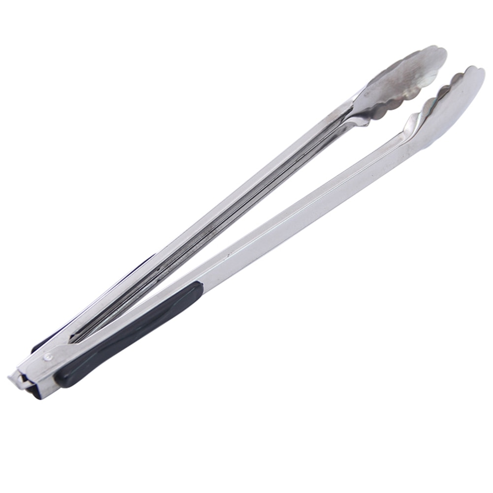 Kitchen Tongs, Heat Resistant Stainless Steel Food Tongs for Frying, Cooking, Serving, Barbecue