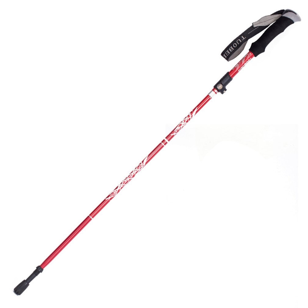 Hiking Poles Aluminum Alloy Ultra Light Walking Sticks Telescopic Folding Hiking Poles Outdoor Equipment