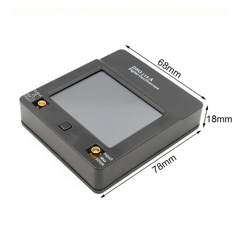Kit de bricolage oscilloscope portable tft mini oscilloscope numérique écran tactile interface oscilloscope usb portable 2 mhz 5 msps
