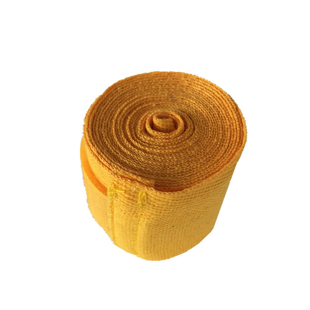 Muay Thai boxing 2.5m Cotton boxing bandages safety Boxing Hand Wraps Sports Safety hand guard tied hands with fighting wraps: Yellow